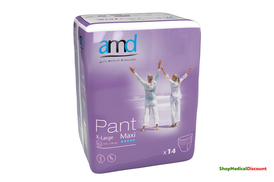 AMD - Sous vêtement absorbant Pant Maxi - Sachet de 14